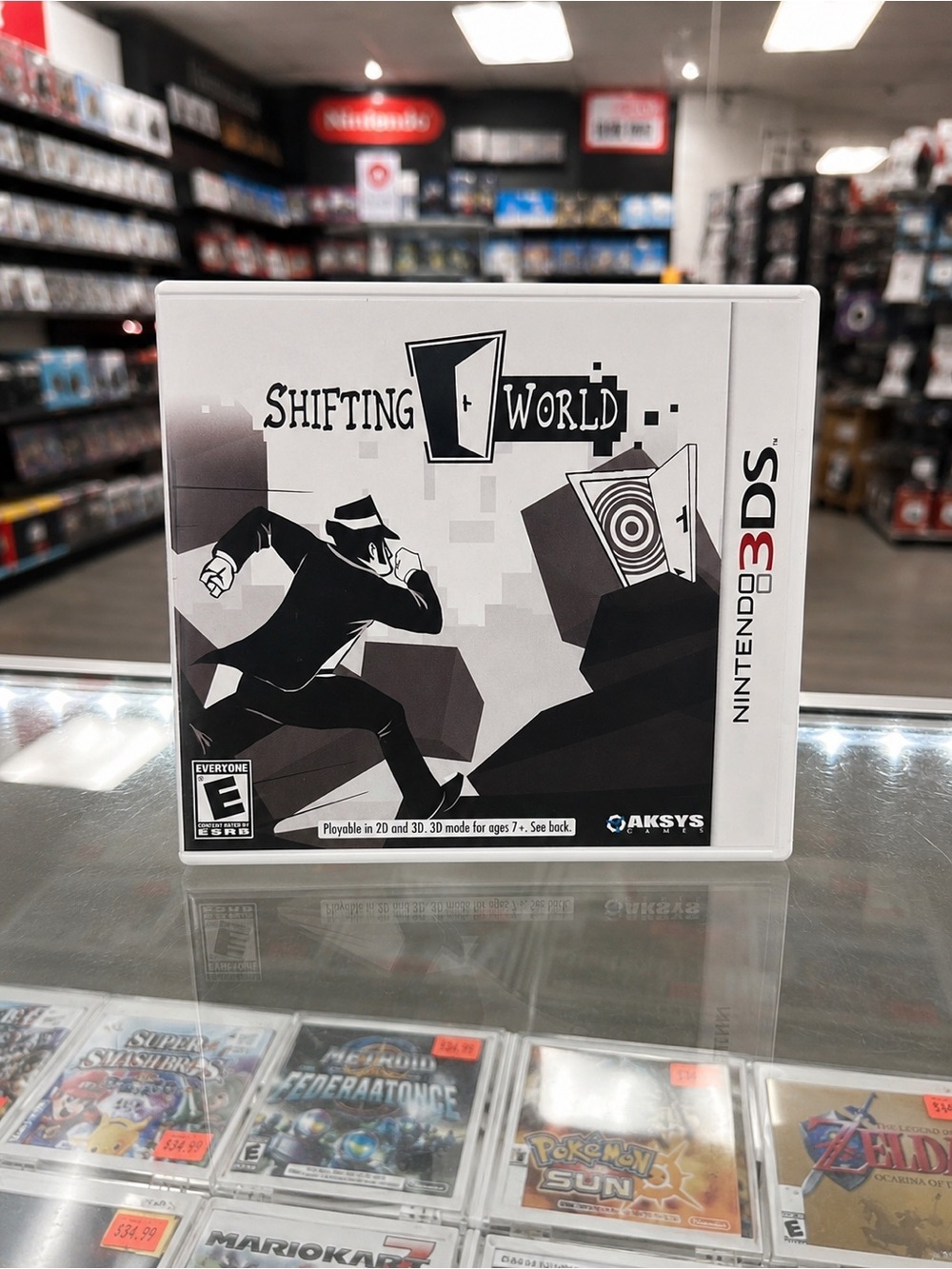 Shifting World Nintendo 3DS Complete CIB Tested Working Like New